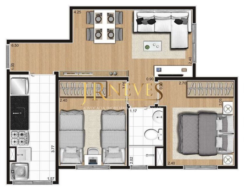 Apartamento à venda com 2 quartos, 43m² - Foto 12