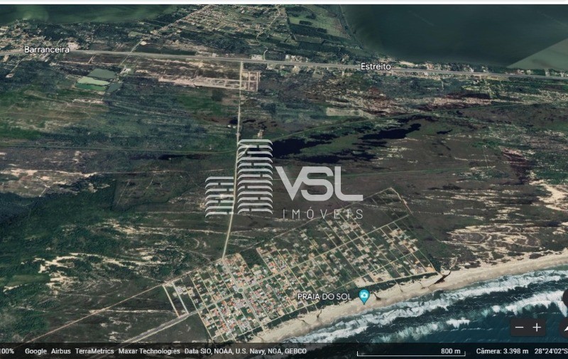 Área/ terreno com  149.135 mil m², ou 15 HECTARES,  na PRAIA DO SOL em LAGUNA - SC
