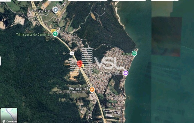 Terreno com 40 mil m² de área, com frente para a BR 101, na PRAIA DE FORA