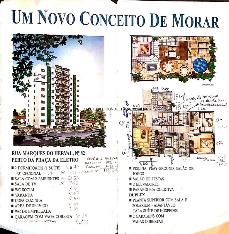 Apartamento à venda com 3 quartos, 90m² - Foto 1