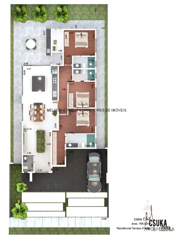 Casa, 3 quartos, 168 m² - Foto 3