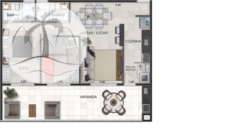 Apartamento à venda com 2 quartos, 86m² - Foto 33