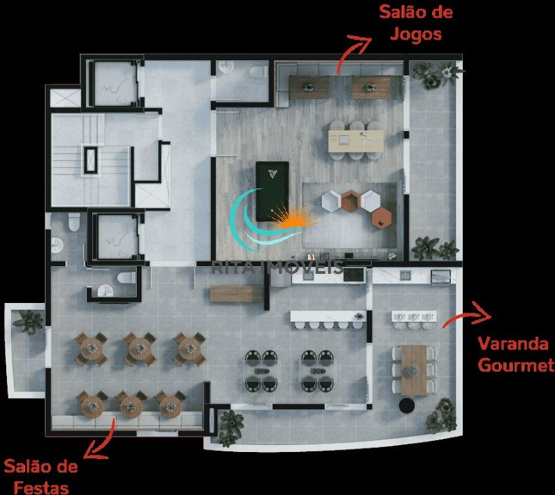 Apartamento à venda com 2 quartos, 66m² - Foto 4