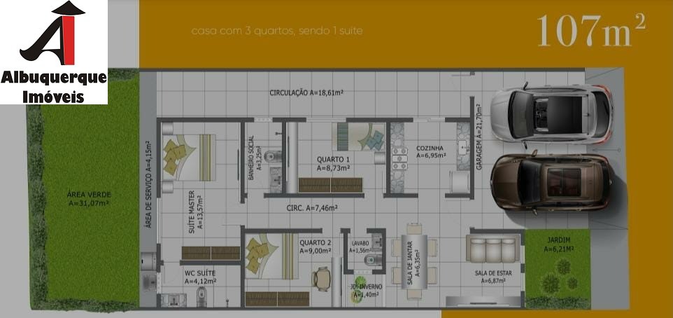 Casa à venda com 3 quartos, 107m² - Foto 4