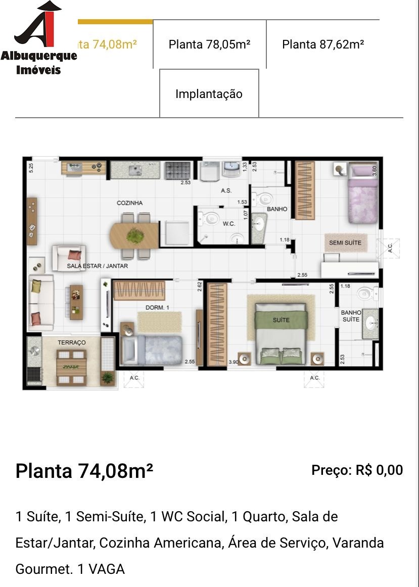 Apartamento à venda com 3 quartos, 74m² - Foto 11