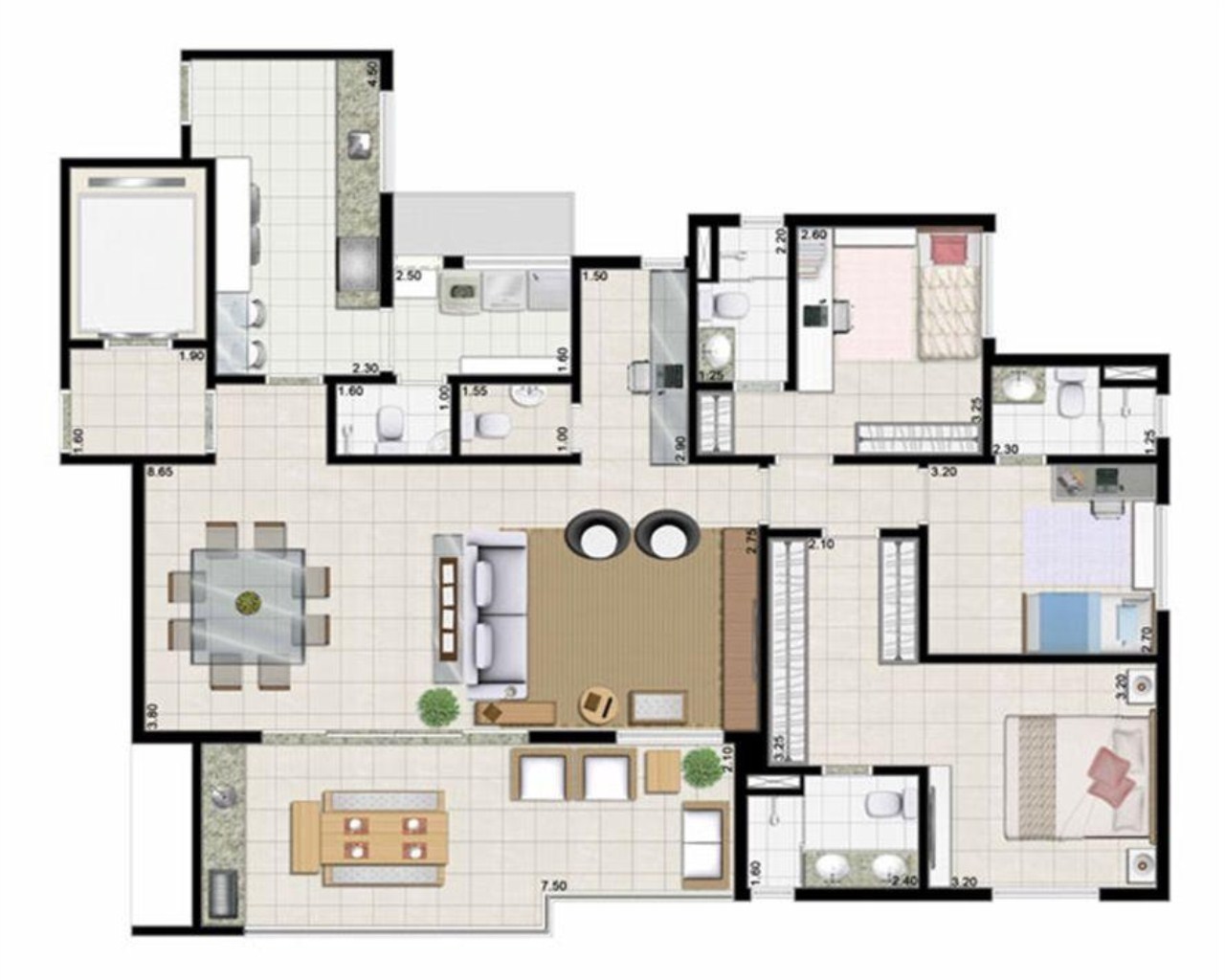 Apartamento à venda com 4 quartos, 142m² - Foto 9