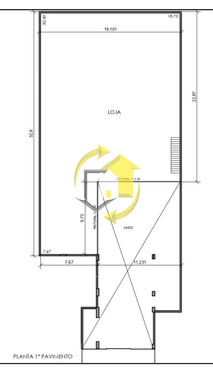 Loja-Salão à venda e aluguel, 1328m² - Foto 5