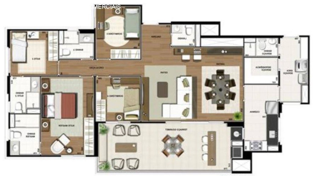 Apartamento à venda com 4 quartos, 137m² - Foto 26