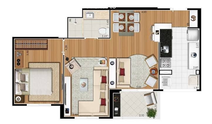 Apartamento à venda com 1 quarto, 51m² - Foto 14