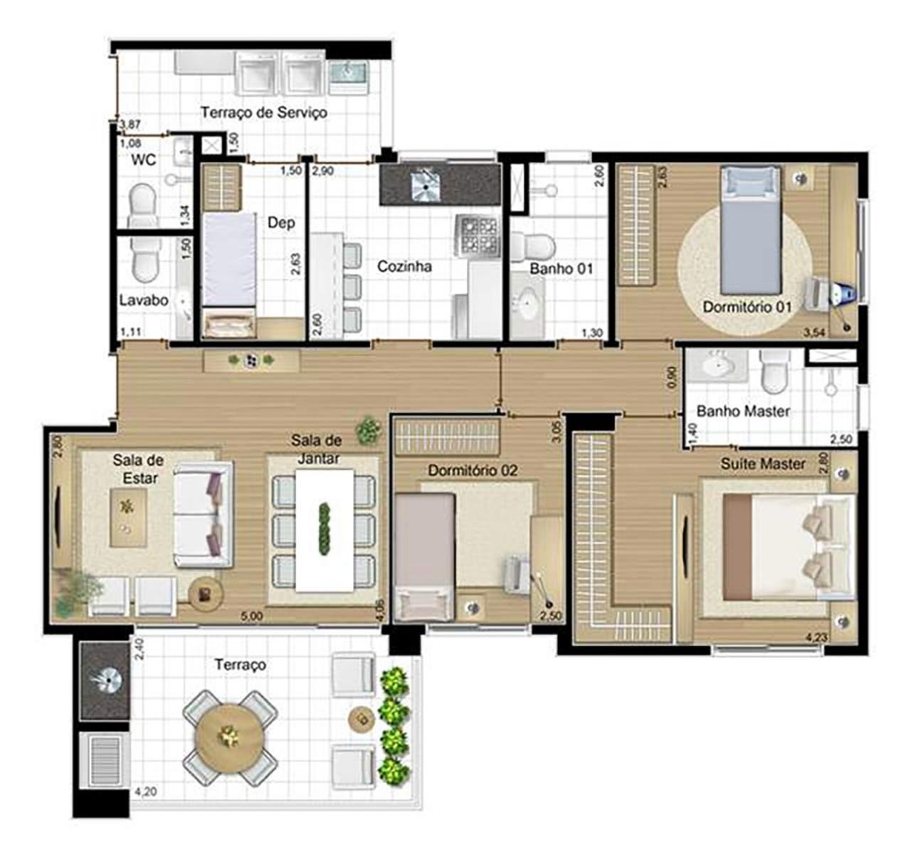 Apartamento à venda com 3 quartos, 107m² - Foto 20