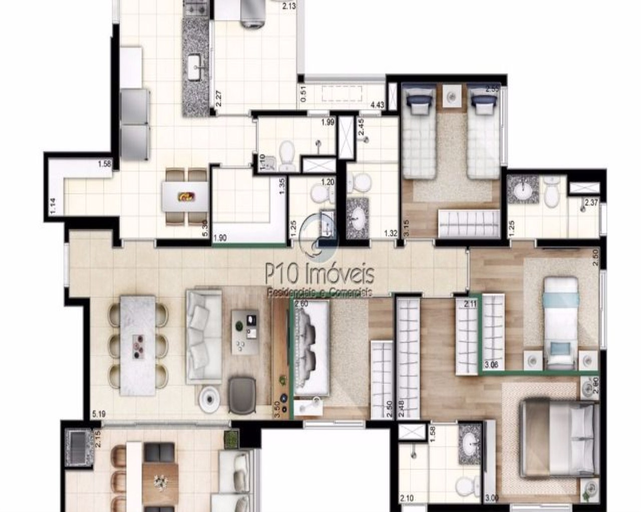 Apartamento à venda com 4 quartos, 129m² - Foto 30