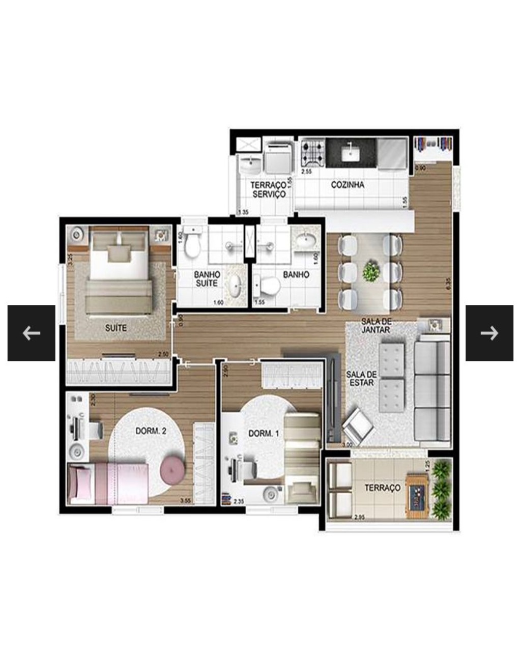 Apartamento à venda com 3 quartos, 87m² - Foto 7