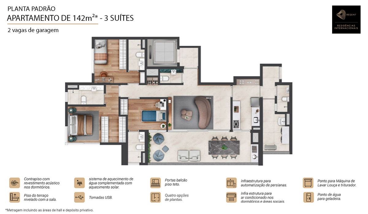 Apartamento à venda com 3 quartos, 142m² - Foto 20