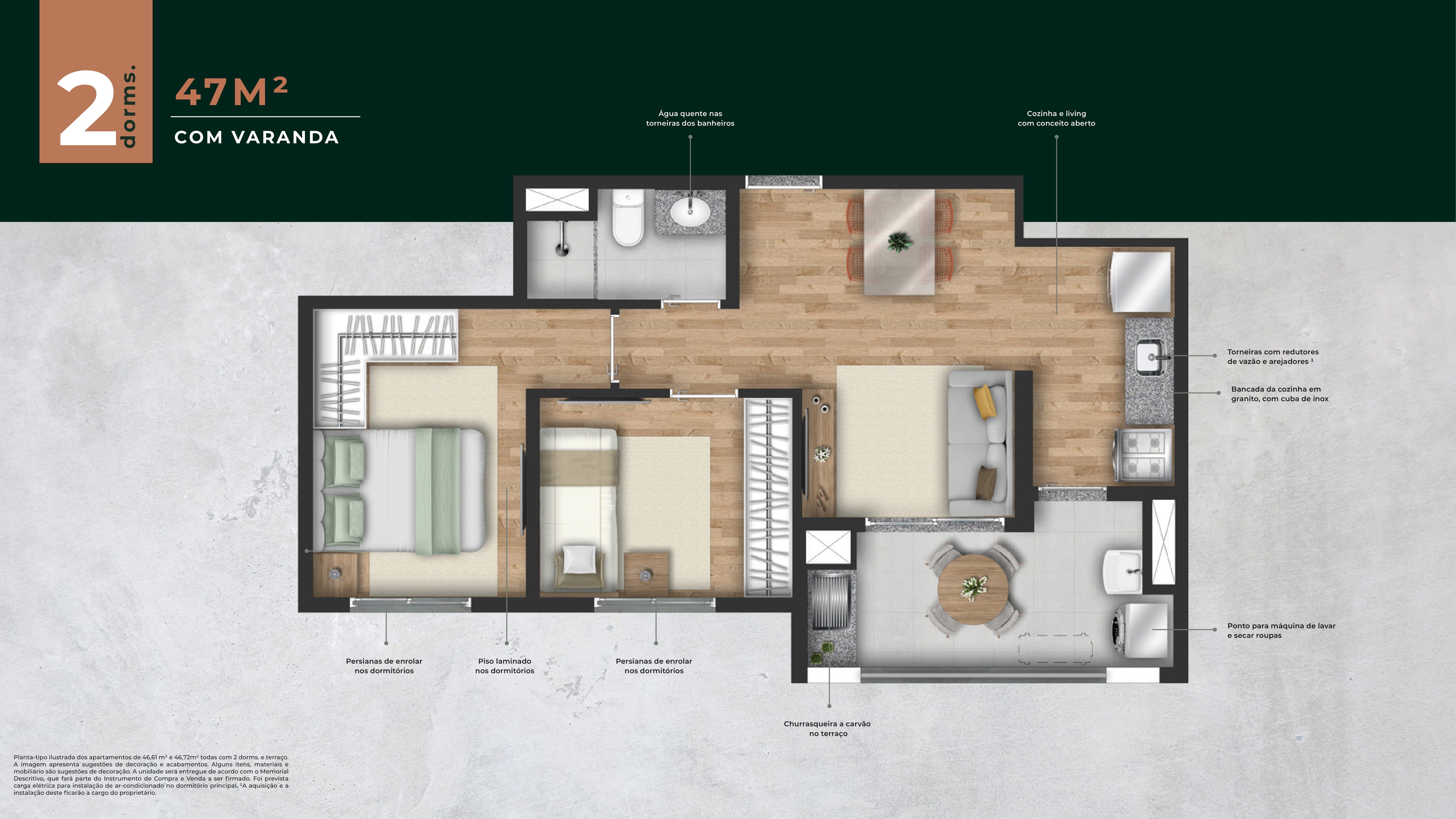 Apartamento, 2 quartos, 47 m² - Foto 30