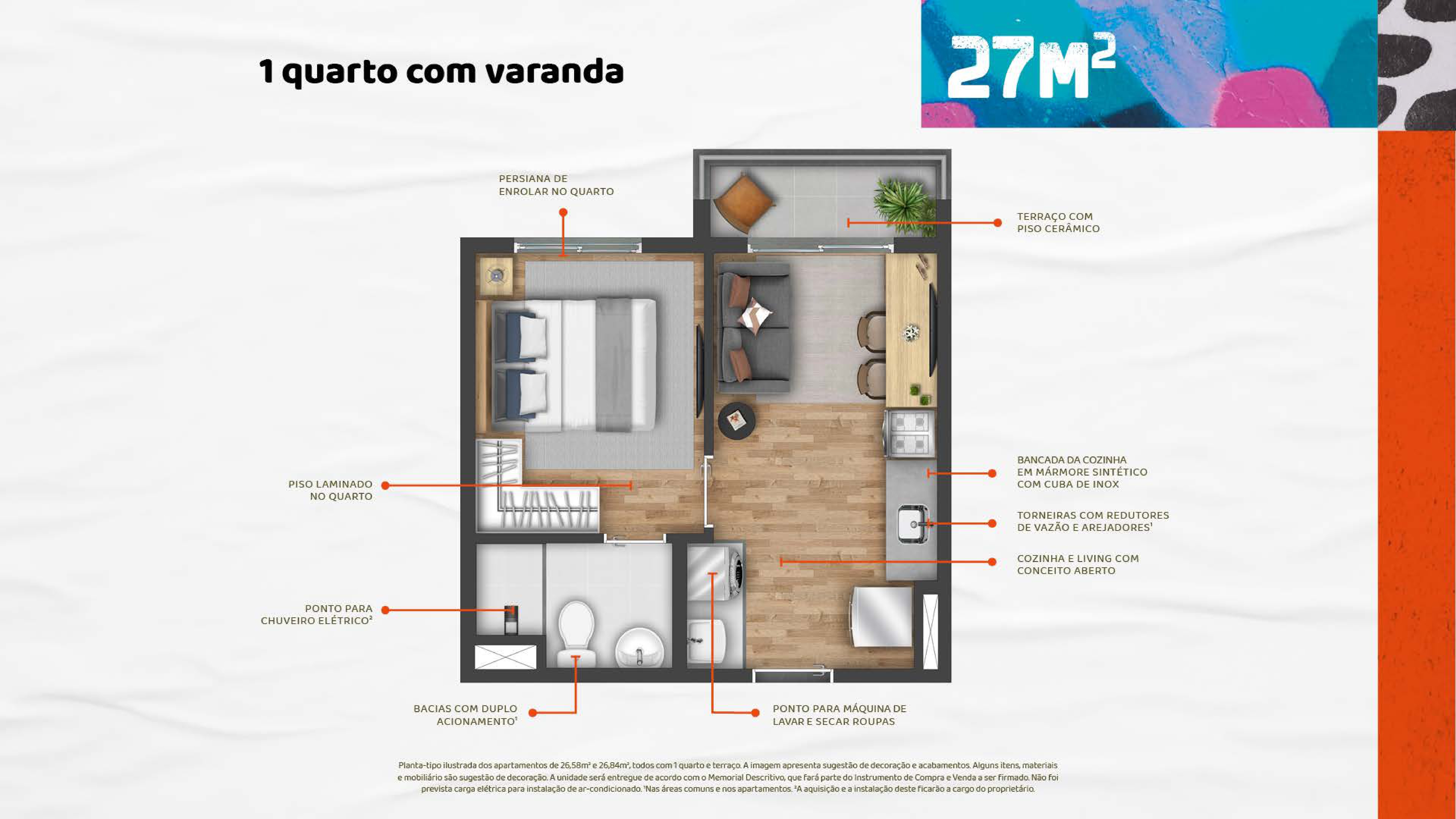 Apartamento à venda com 1 quarto, 24m² - Foto 41