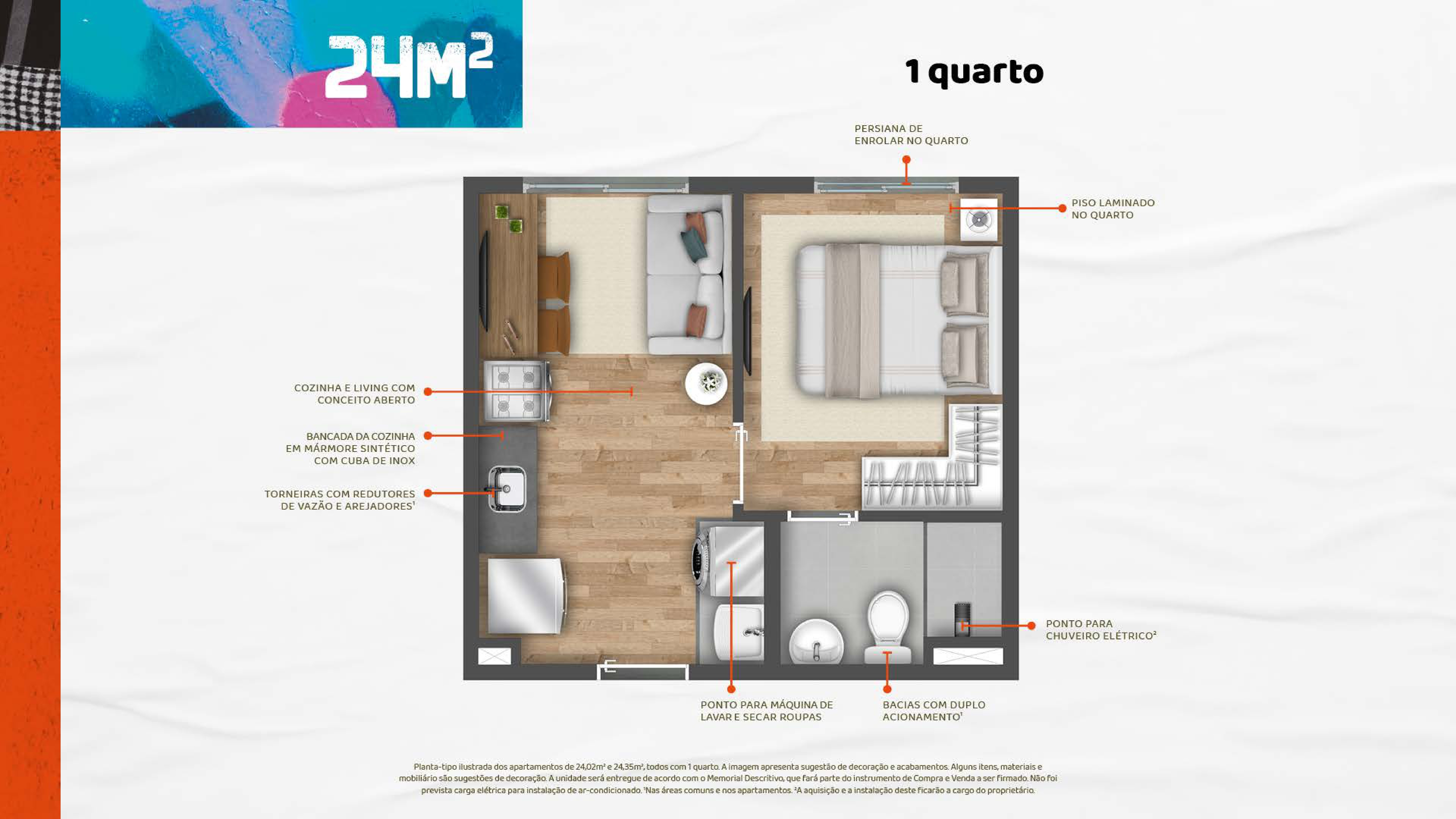 Apartamento à venda com 1 quarto, 24m² - Foto 40