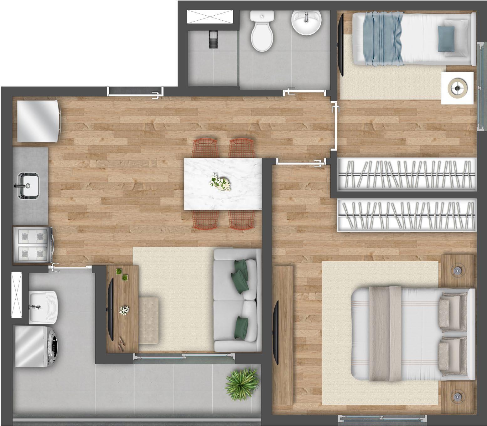 Apartamento à venda com 2 quartos, 37m² - Foto 33