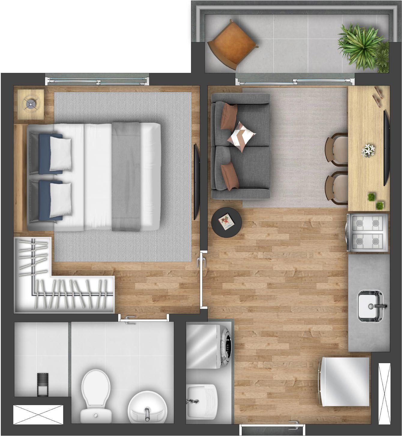 Apartamento à venda com 2 quartos, 37m² - Foto 30