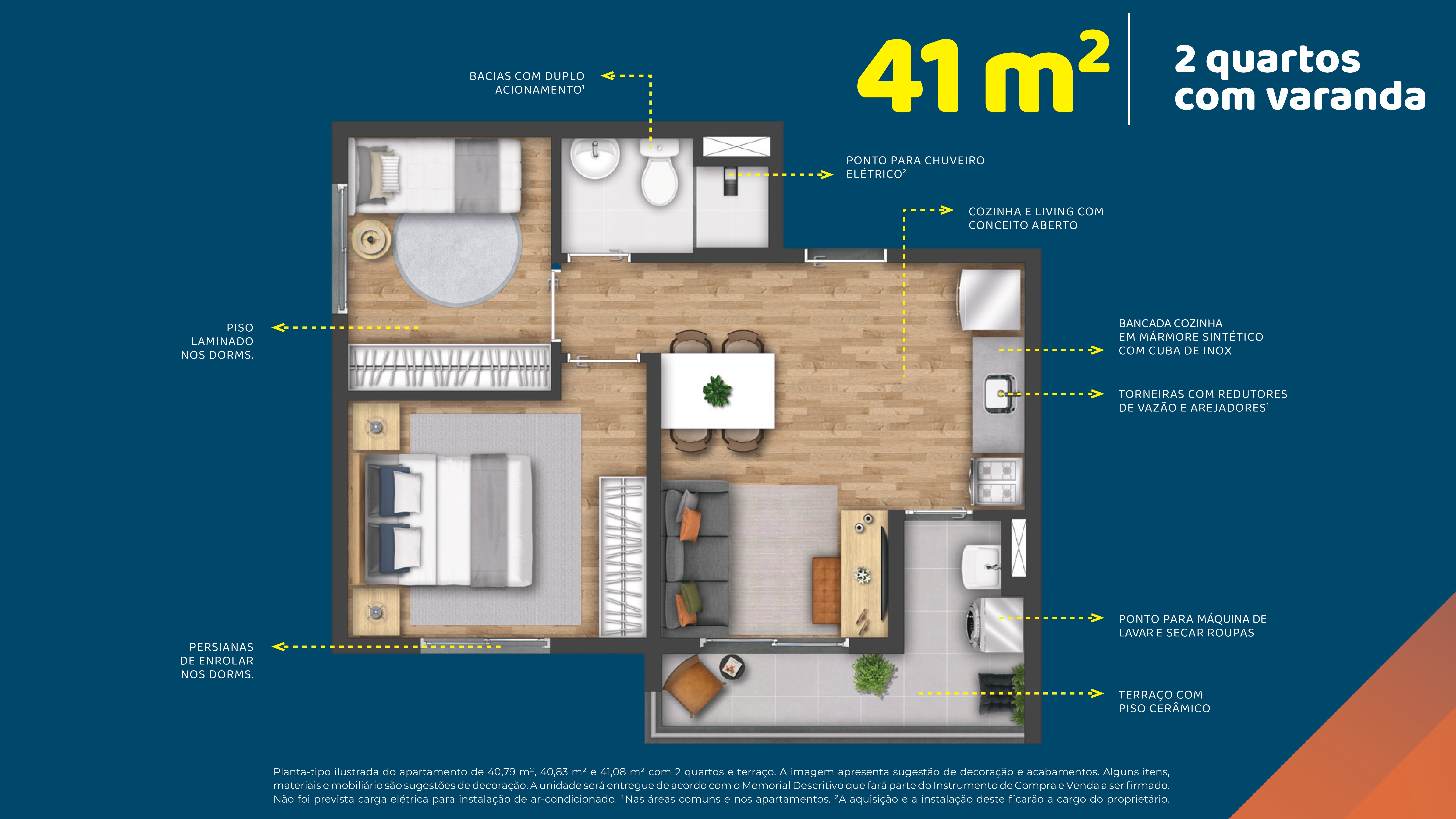 Apartamento à venda com 2 quartos, 41m² - Foto 25