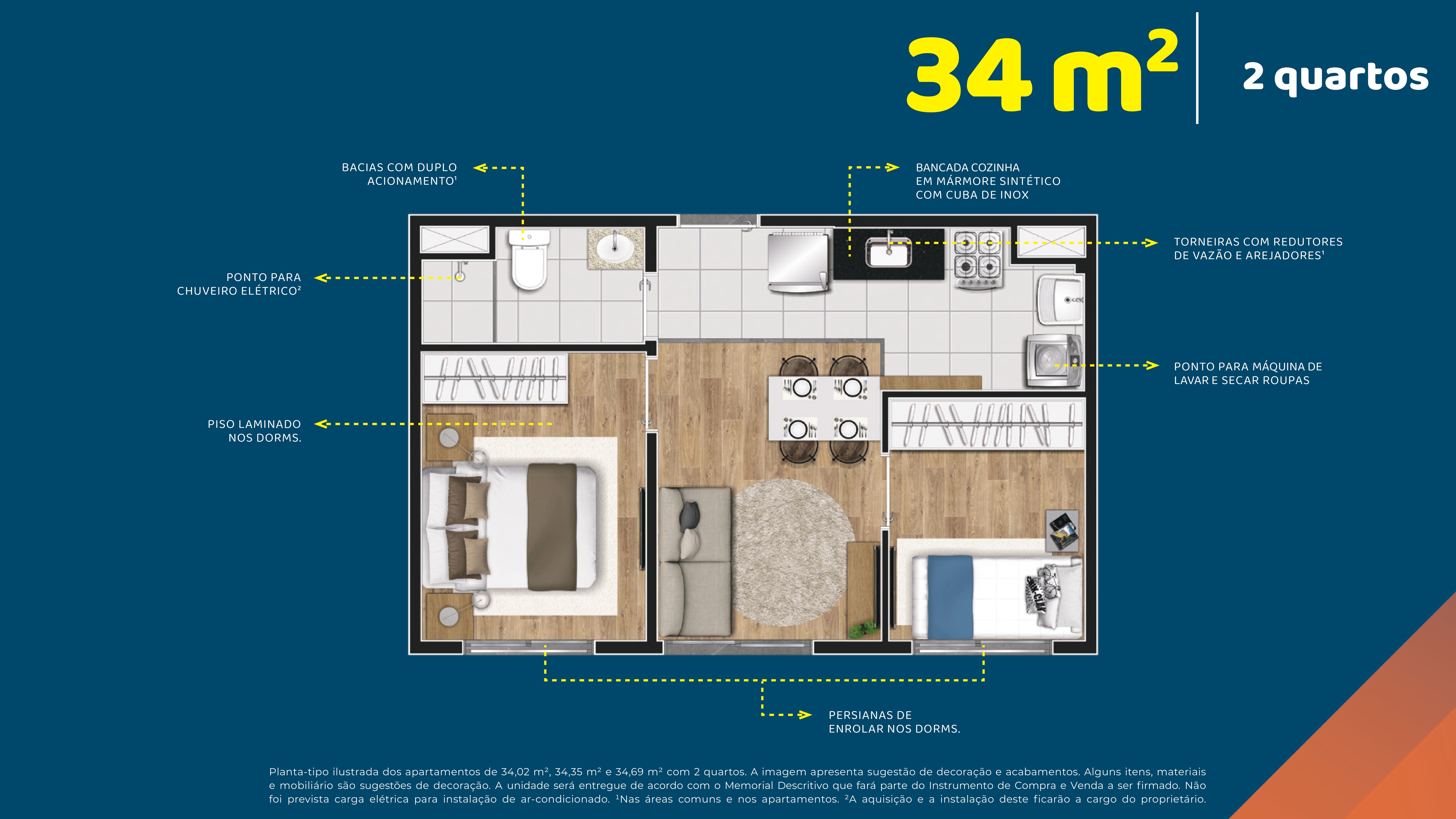 Apartamento à venda com 2 quartos, 41m² - Foto 21