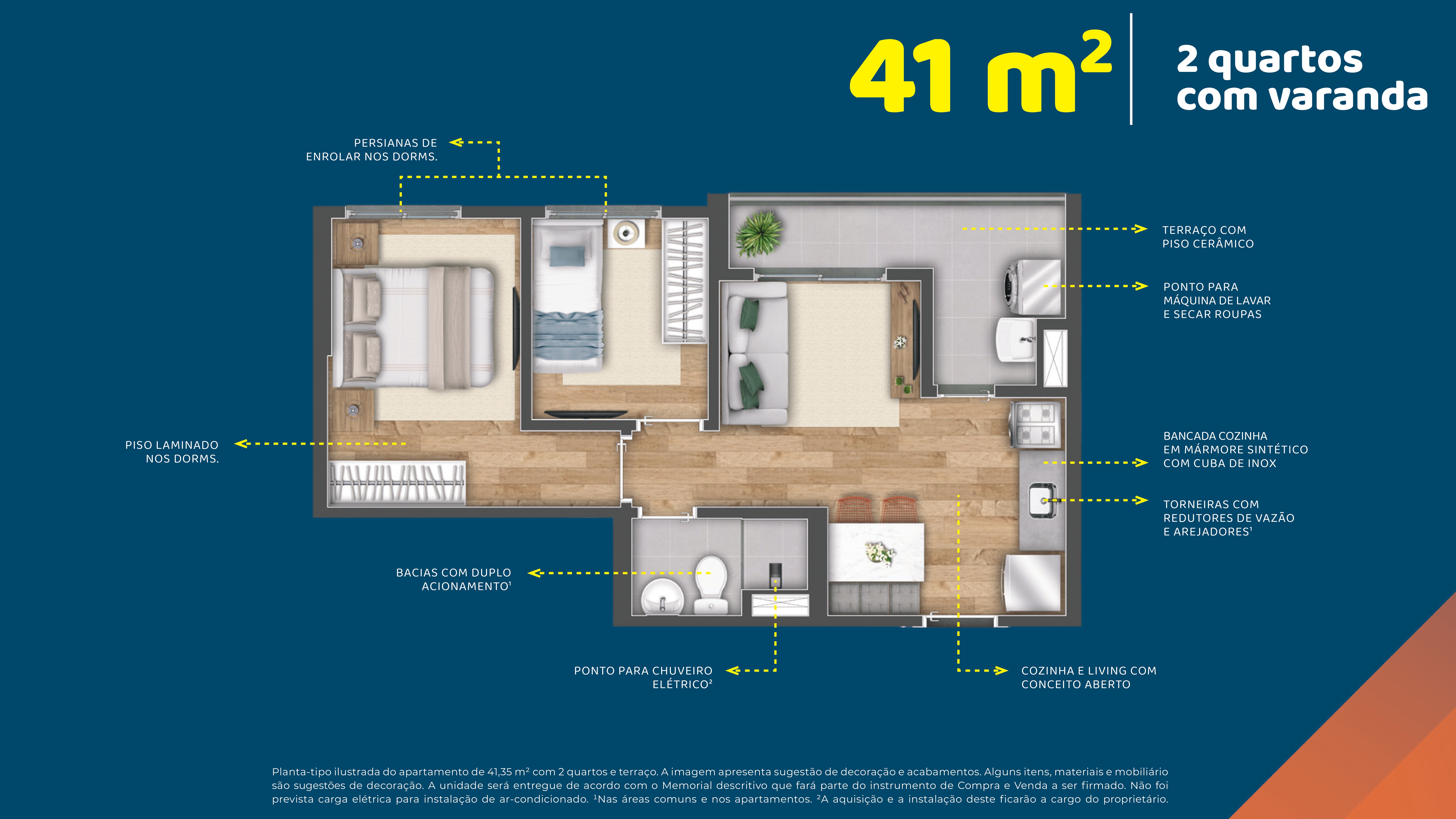 Apartamento à venda com 2 quartos, 41m² - Foto 24