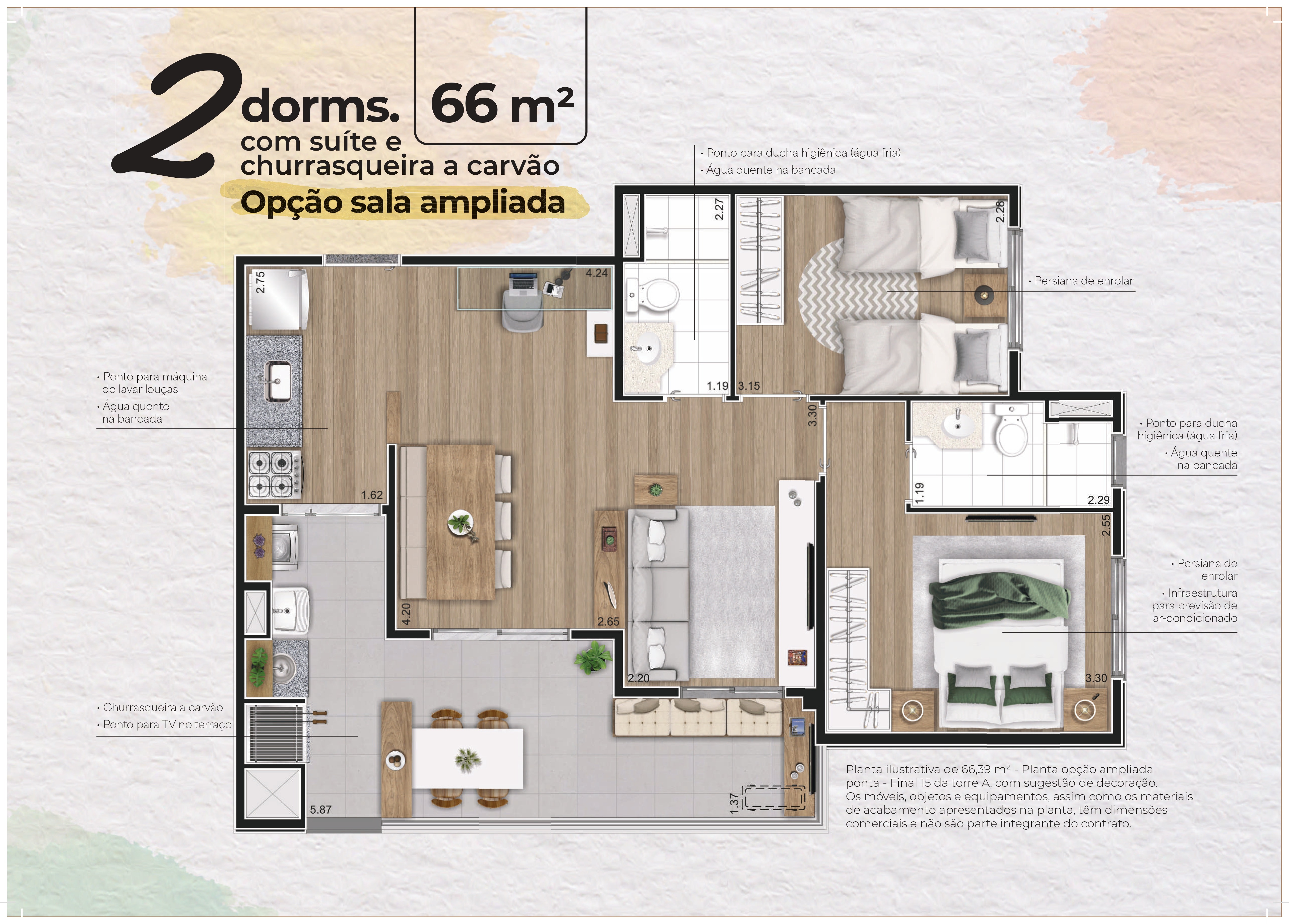 Apartamento, 2 quartos, 56 m² - Foto 43