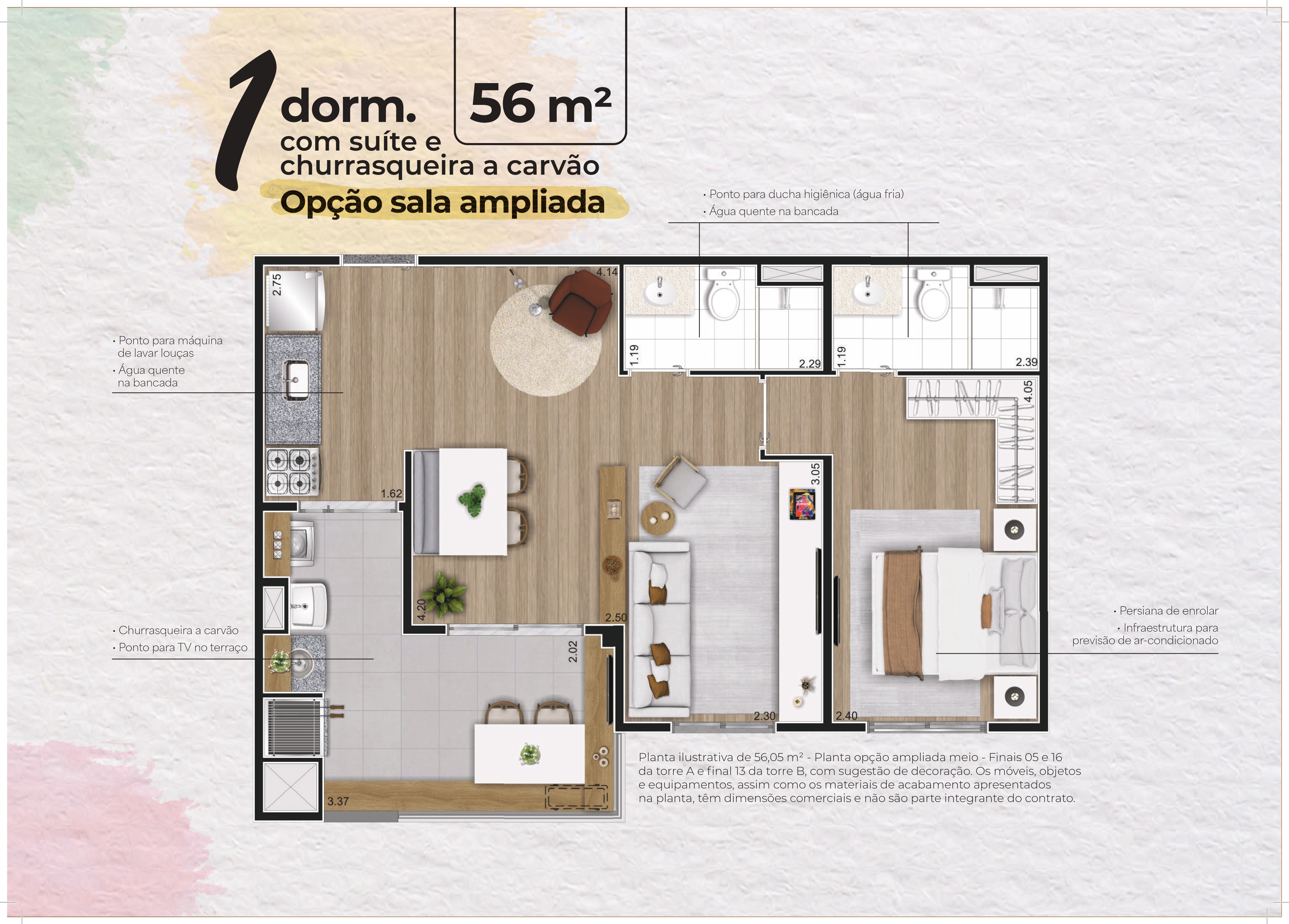 Apartamento, 2 quartos, 56 m² - Foto 37