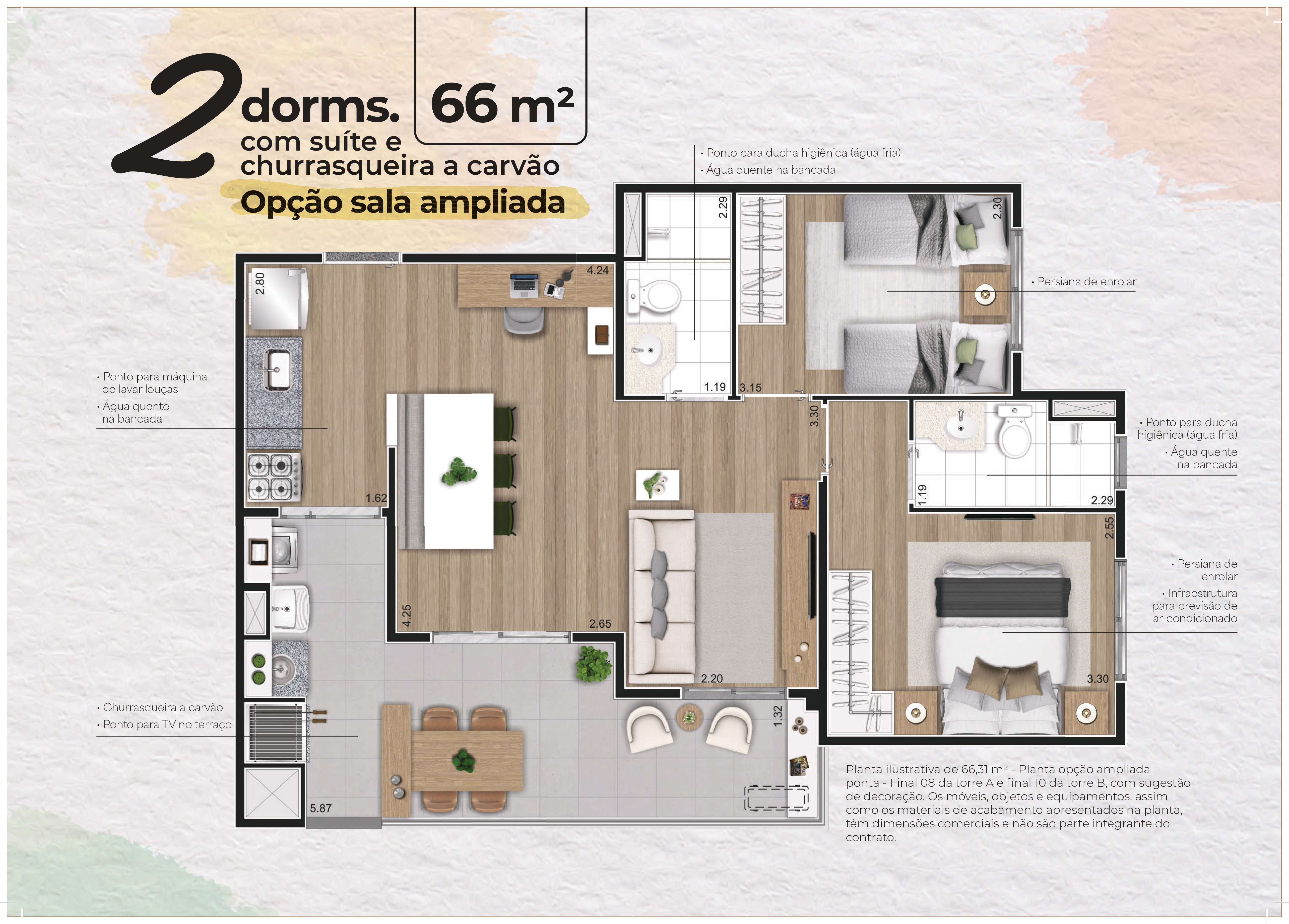 Apartamento, 2 quartos, 56 m² - Foto 41