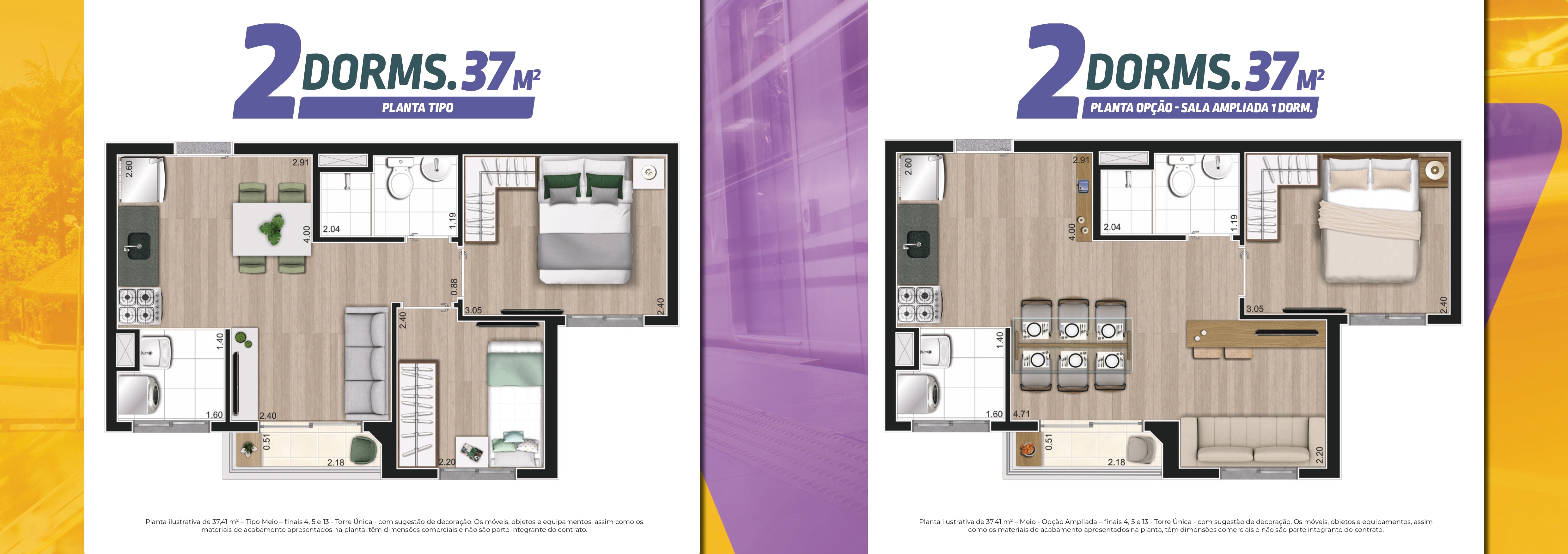 Apartamento, 2 quartos, 37 m² - Foto 11