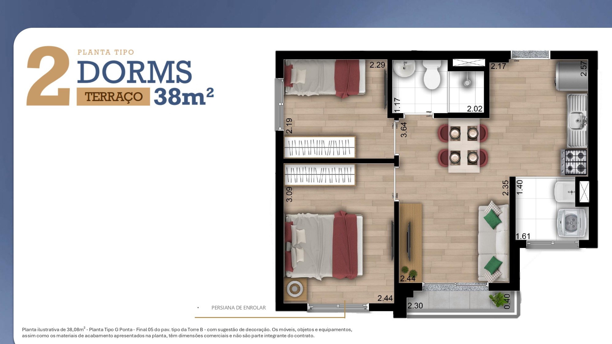 Apartamento, 2 quartos, 38 m² - Foto 11