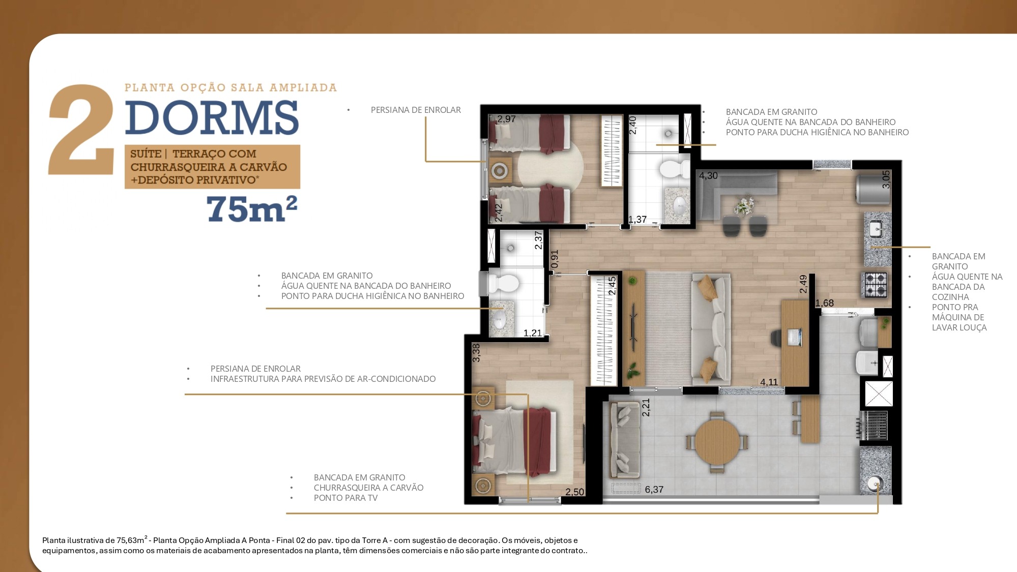 Apartamento, 2 quartos, 56 m² - Foto 19