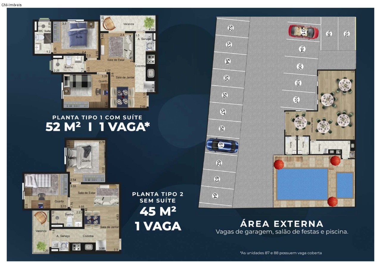Apartamento, 2 quartos, 53 m² - Foto 6