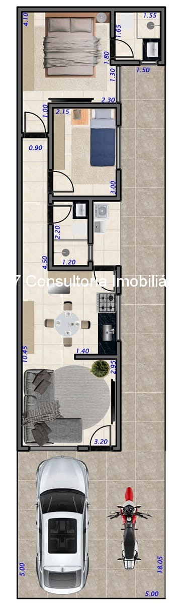 Casa à venda com 2 quartos, 44m² - Foto 2