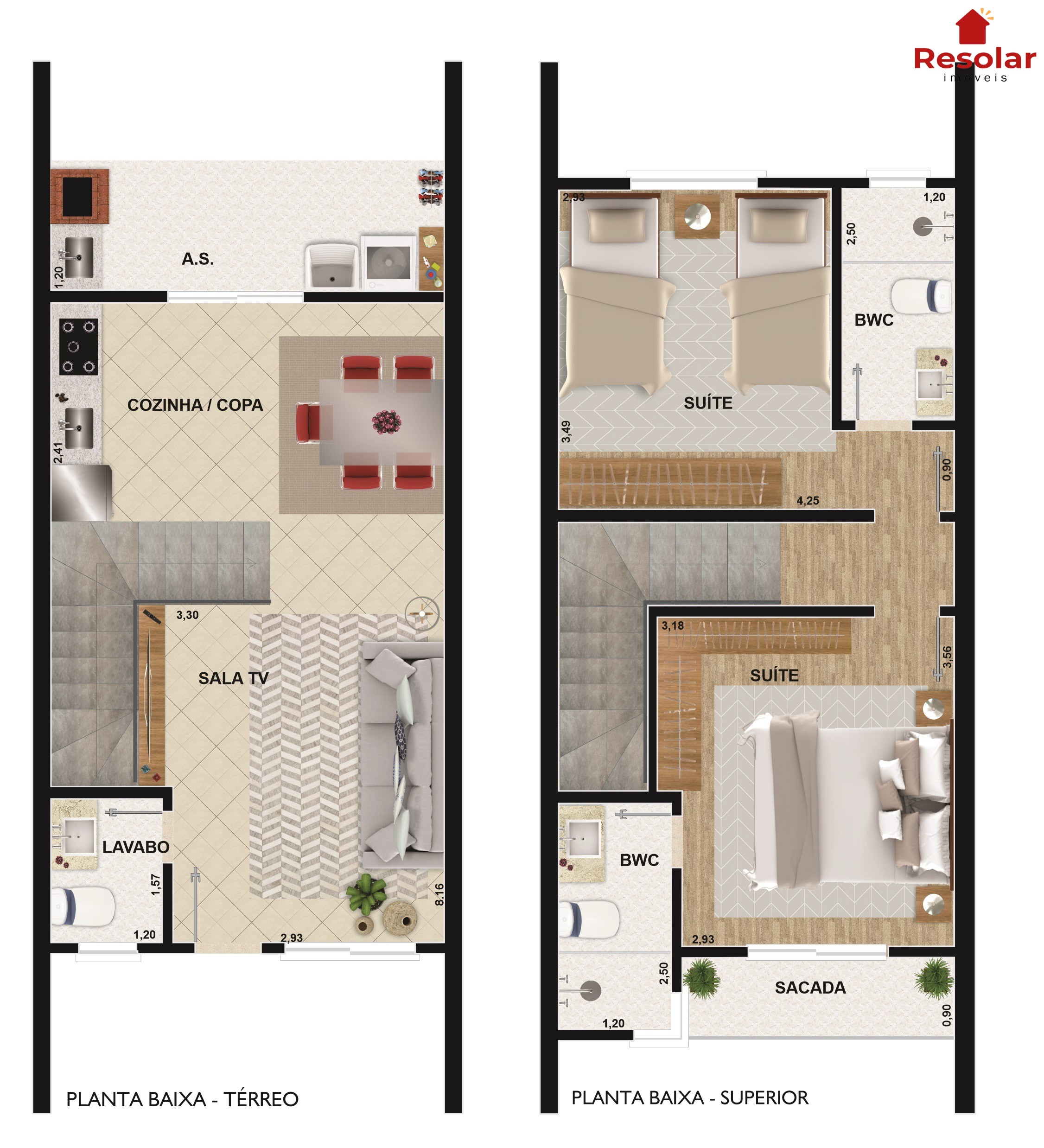 Apartamento à venda com 2 quartos, 75m² - Foto 2