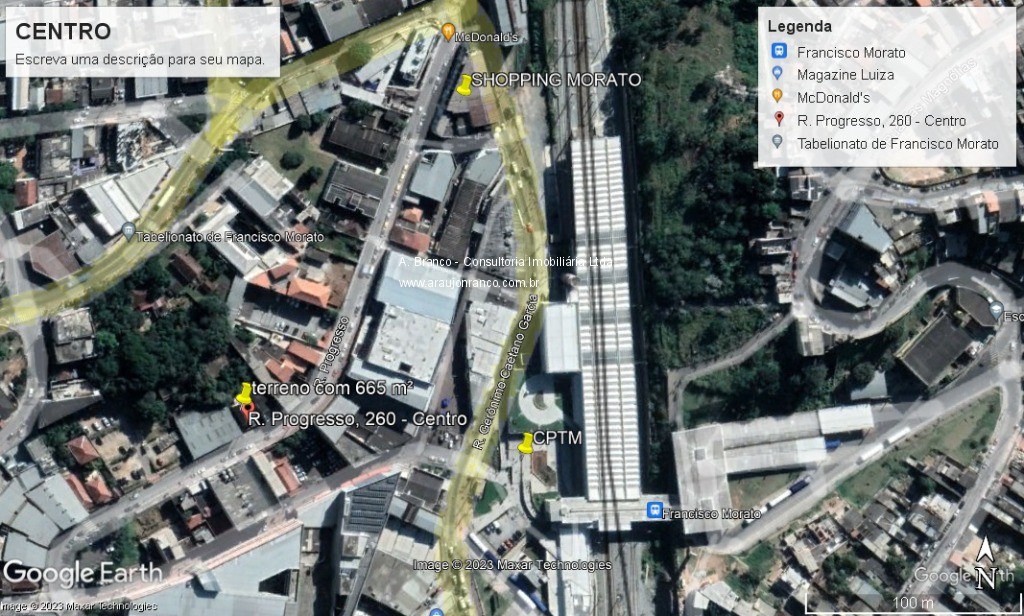 Terreno à venda no centro de Francisco Morato | 665 m² | Oportunidade imperdível!