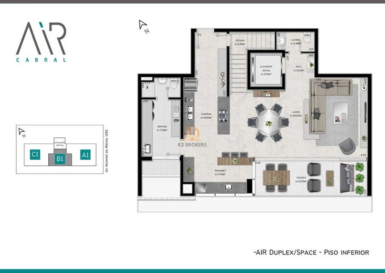 Apartamento à venda com 3 quartos, 202m² - Foto 32