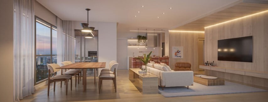 Apartamento à venda com 3 quartos, 136m² - Foto 1