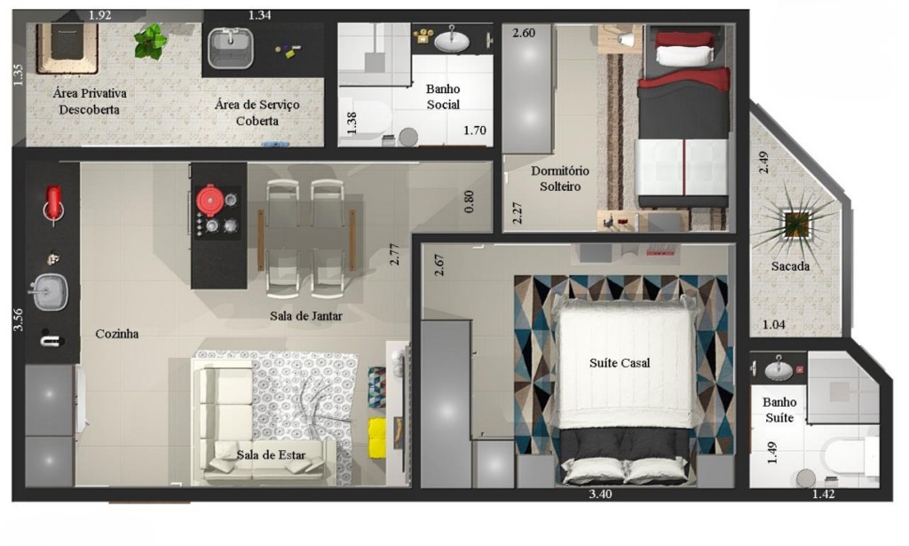 Cobertura à venda com 2 quartos, 84m² - Foto 32