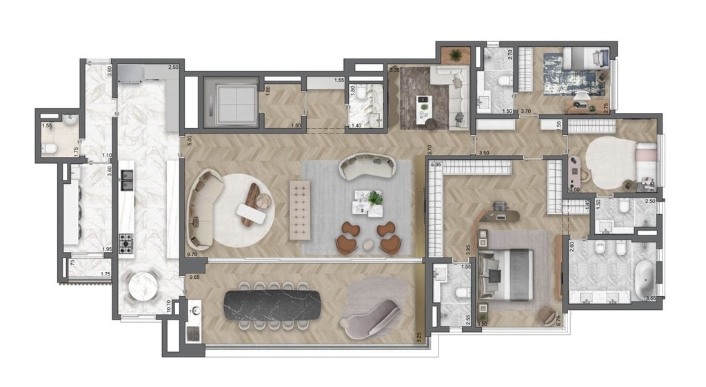 Apartamento à venda com 4 quartos, 183m² - Foto 31