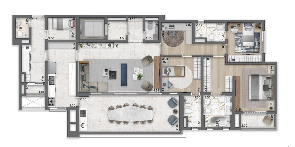 Apartamento à venda com 4 quartos, 183m² - Foto 20