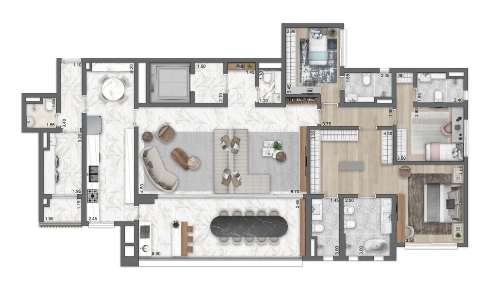 Apartamento à venda com 4 quartos, 183m² - Foto 27