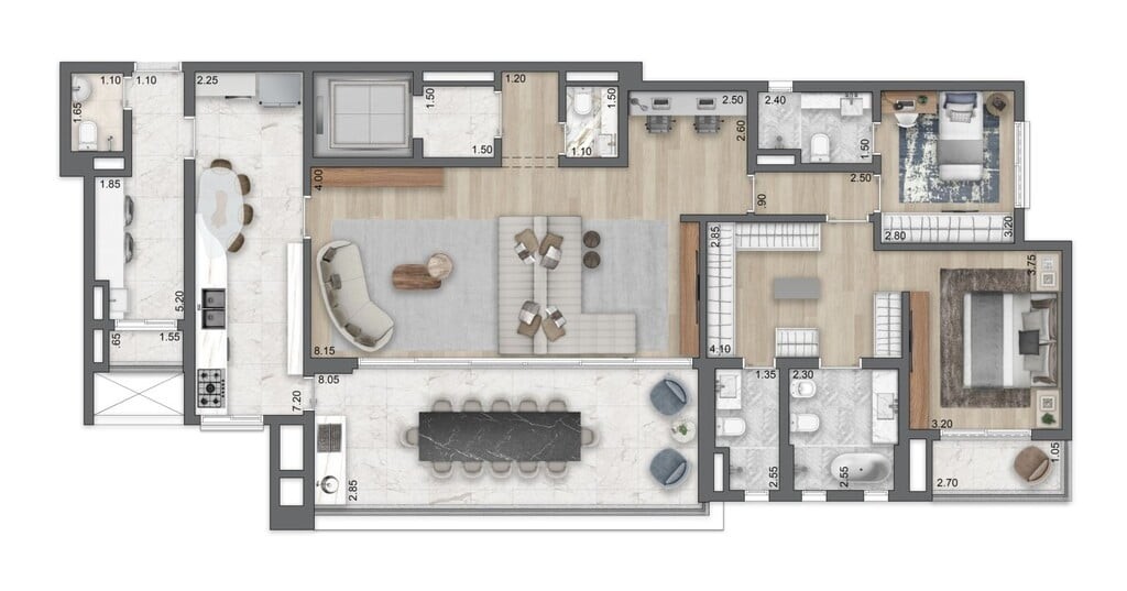 Apartamento à venda com 4 quartos, 183m² - Foto 21