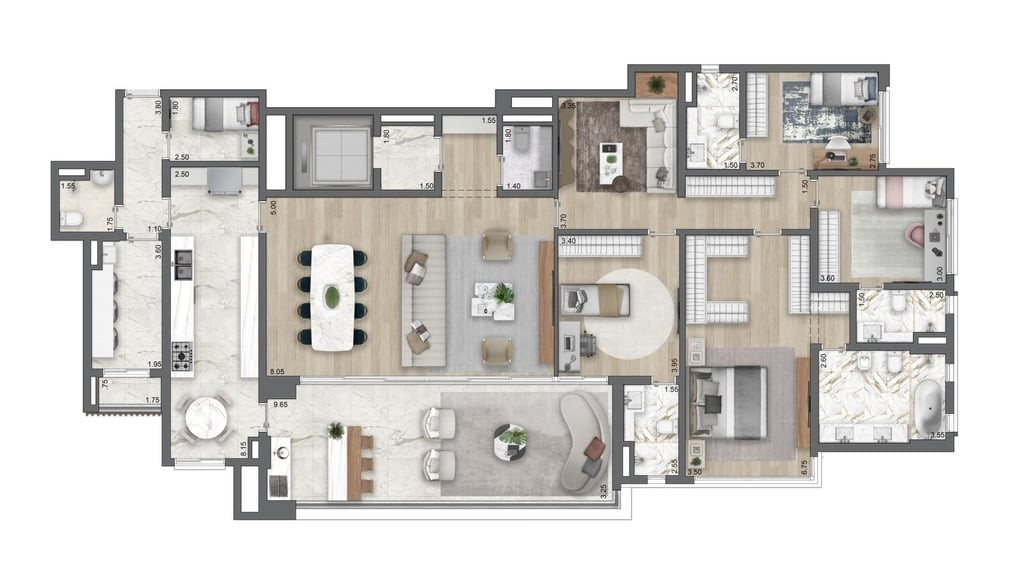 Apartamento à venda com 4 quartos, 183m² - Foto 30