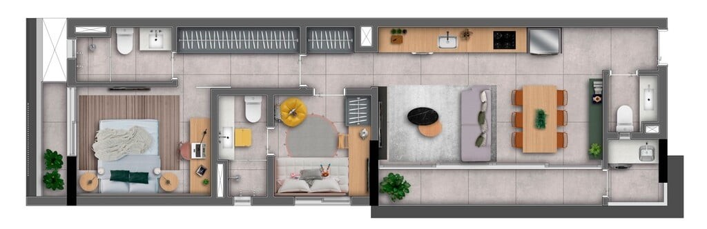 Apartamento à venda com 2 quartos, 68m² - Foto 42