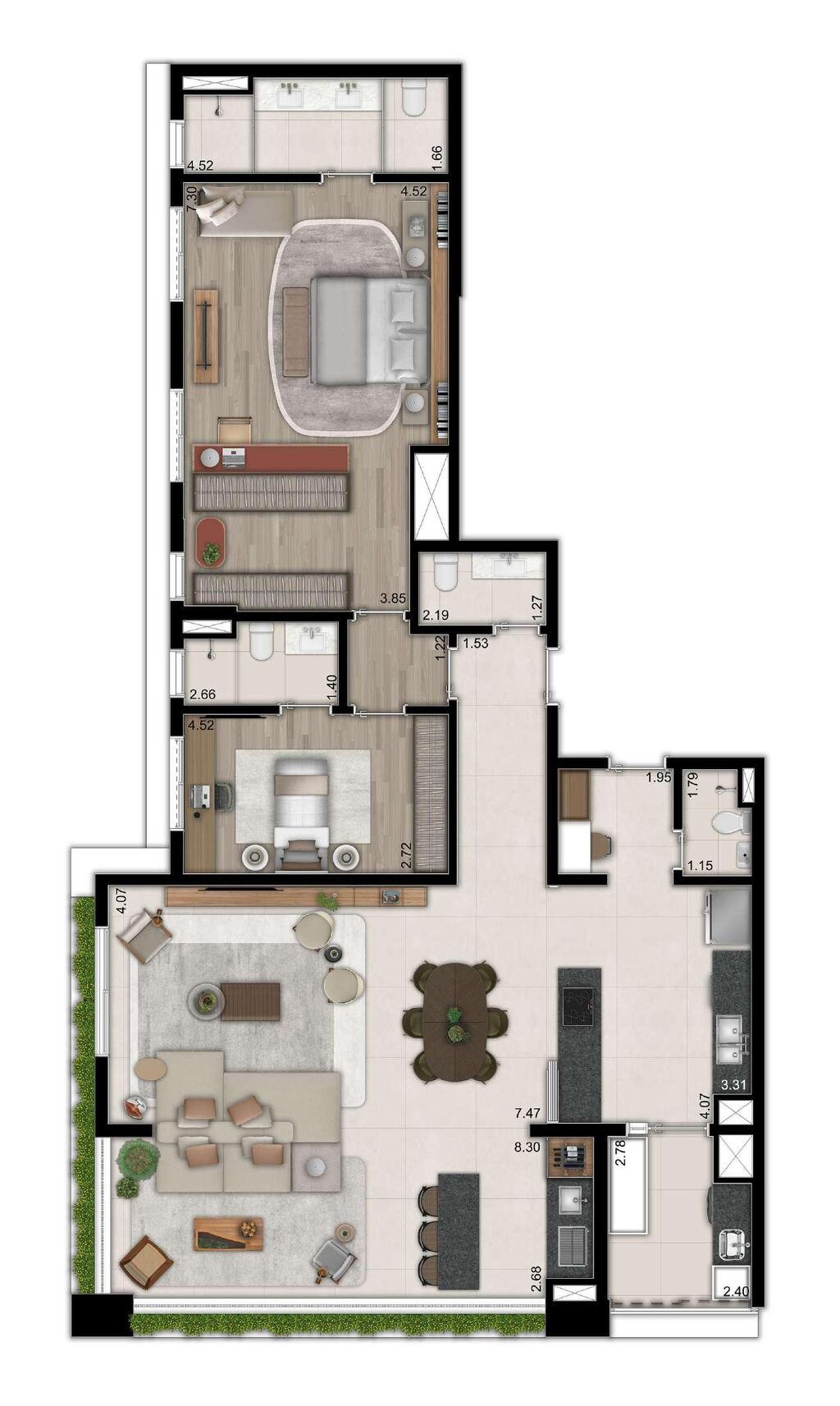 Apartamento à venda com 3 quartos, 172m² - Foto 24