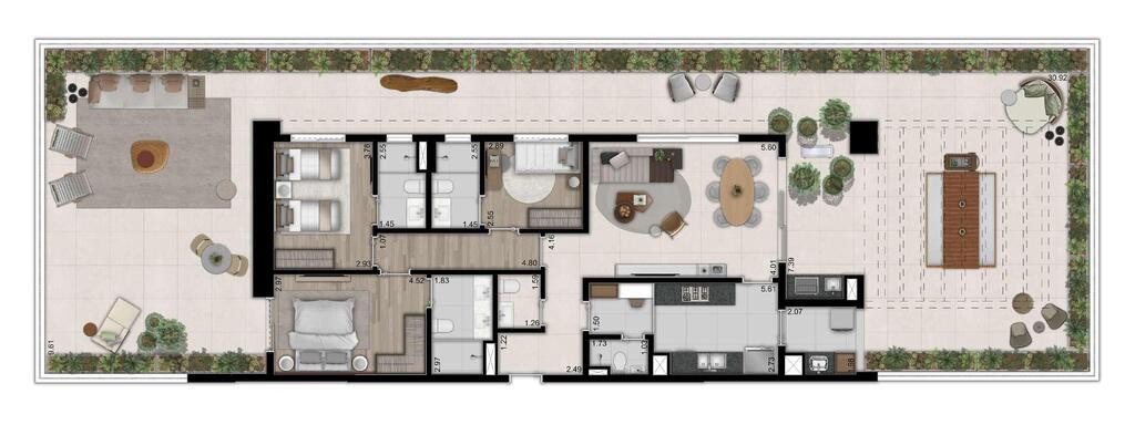 Apartamento à venda com 3 quartos, 172m² - Foto 29