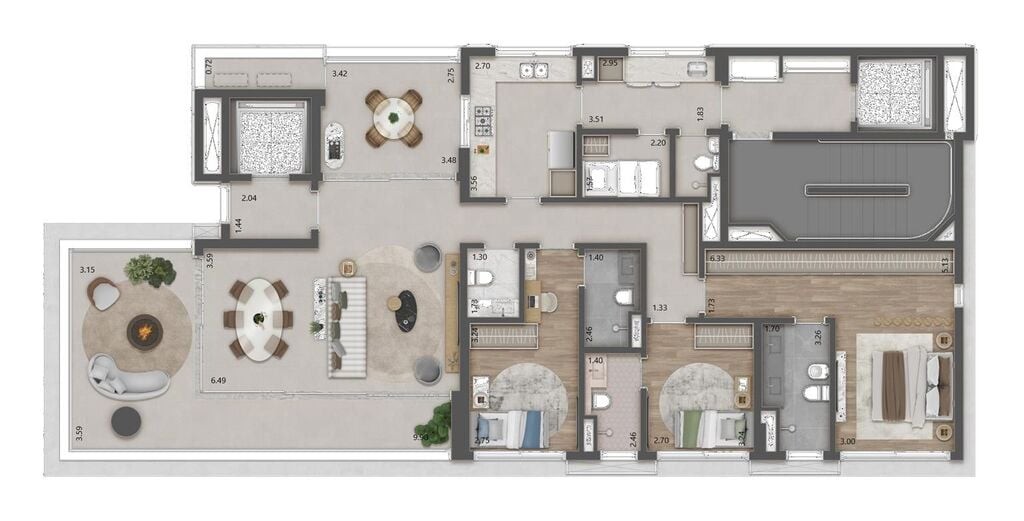 Apartamento à venda com 3 quartos, 185m² - Foto 22