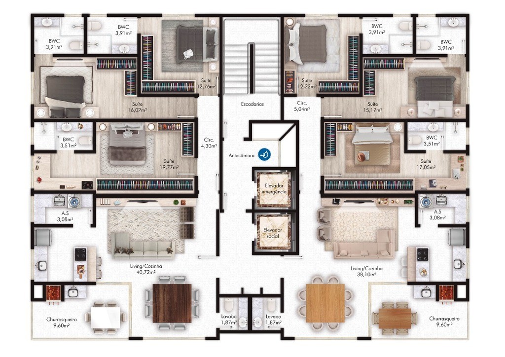 Cobertura à venda com 3 quartos, 268m² - Foto 17