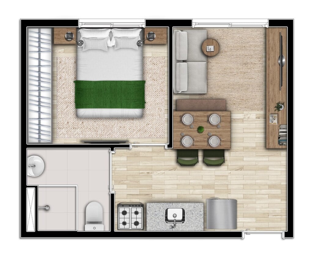 Apartamento à venda com 1 quarto, 25m² - Foto 17