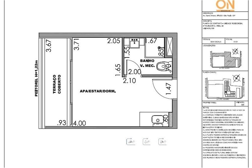 Apartamento à venda com 1 quarto, 22m² - Foto 13